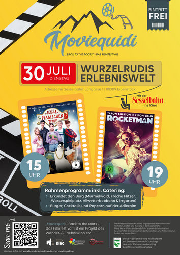 Moviequidi Filmfestival - Wurzelrudis Erlebniswelt
