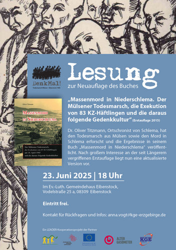 Lesung zur Neuauflage des Buches "Massenmord in Niederschlema" Lesung zur Neuauflage des Buches "Massenmord in Niederschlema"