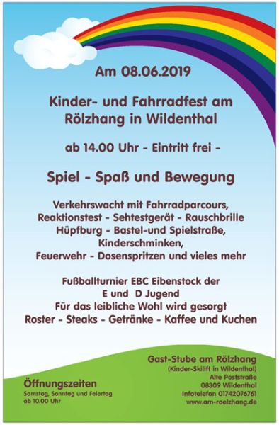 Kinder- und Fahrradfest in Wildenthal Kinder- und Fahrradfest in Wildenthal
