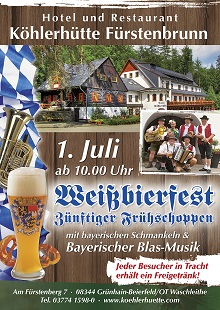 WEISSBIERFEST - Zünftiger Frühschoppen WEISSBIERFEST - Zünftiger Frühschoppen