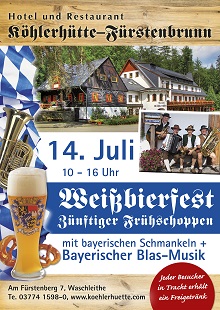 WEISSBIERFEST - Zünftiger Frühschoppen WEISSBIERFEST - Zünftiger Frühschoppen