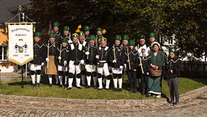 Mettenschicht der Bergknappschaft Schlettau im Rittersaal Mettenschicht der Bergknappschaft Schlettau im Rittersaal