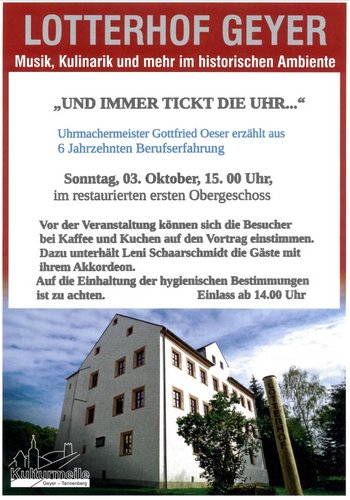 "Und immer tickt die Uhr..." "Und immer tickt die Uhr..."