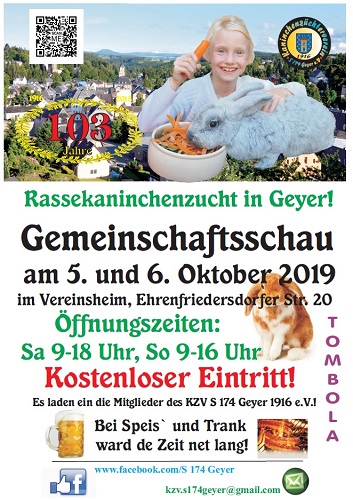 Rassekaninchenausstellung - Gemeinschaftsschau Rassekaninchenausstellung - Gemeinschaftsschau