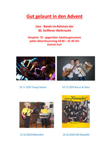 Gut gelaunt mit Rocco und Marc in den 2. Advent Gut gelaunt mit Rocco und Marc in den 2. Advent