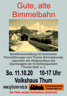 "Gute, alte Bimmelbahn" - Filmvorführungen "Gute, alte Bimmelbahn" - Filmvorführungen