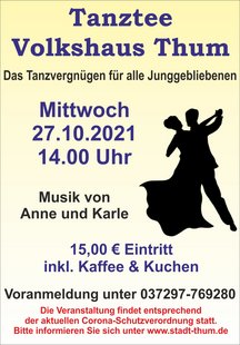 Tanztee mit Anne und Karle Tanztee mit Anne und Karle