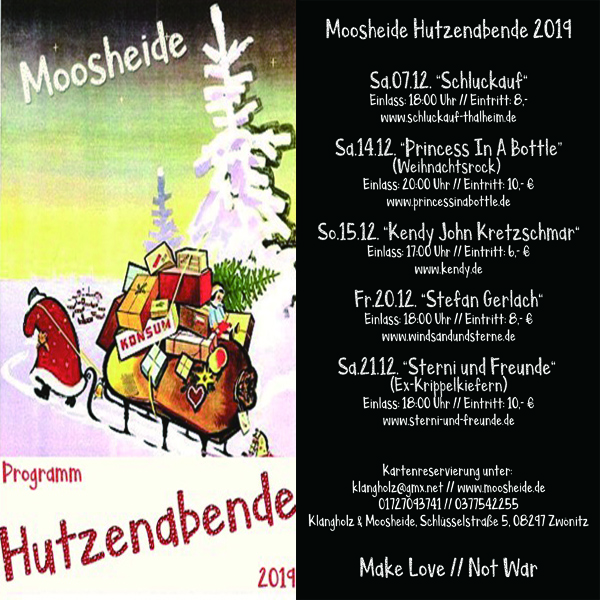 Moosheide Hutzenabende Moosheide Hutzenabende