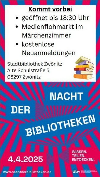 Nacht der Bibliotheken Nacht der Bibliotheken