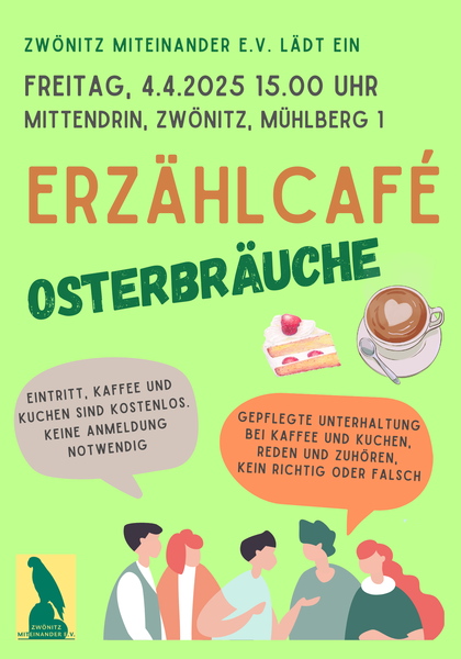 Erzählcafé zum Thema "Osterbräuche" Erzählcafé zum Thema "Osterbräuche"